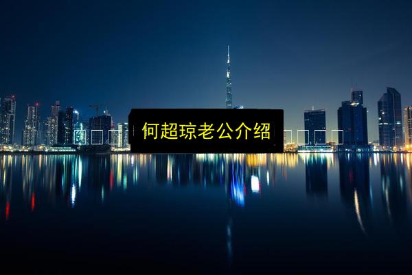 何超琼老公介绍插图 文章配图