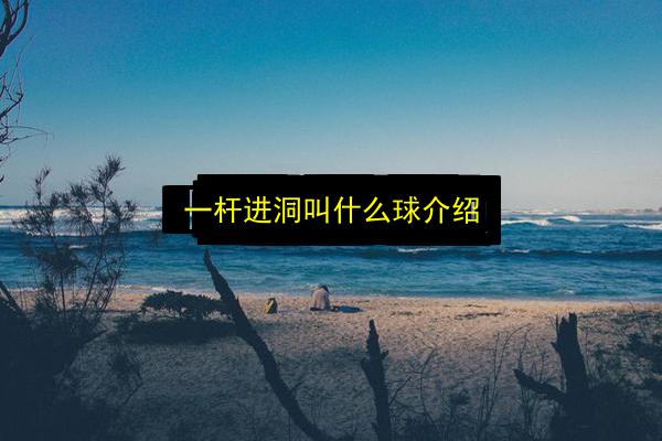 一杆进洞叫什么球介绍插图 文章配图