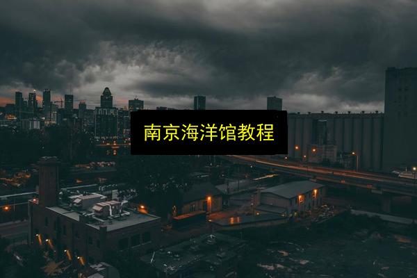 南京海洋馆教程插图 文章配图