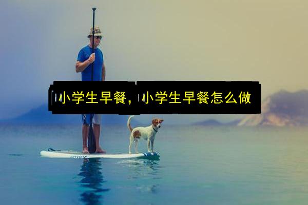 小学生早餐,小学生早餐怎么做插图 文章配图