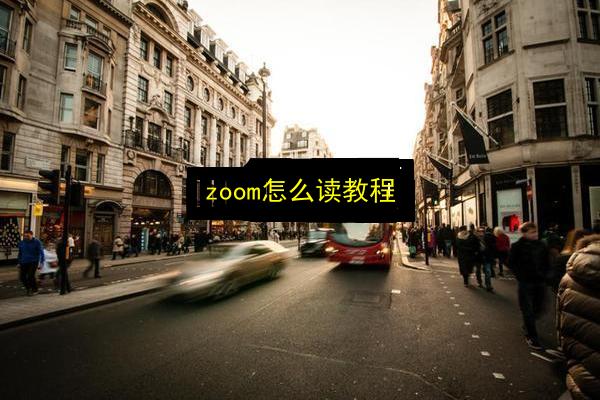 zoom怎么读教程插图 文章配图