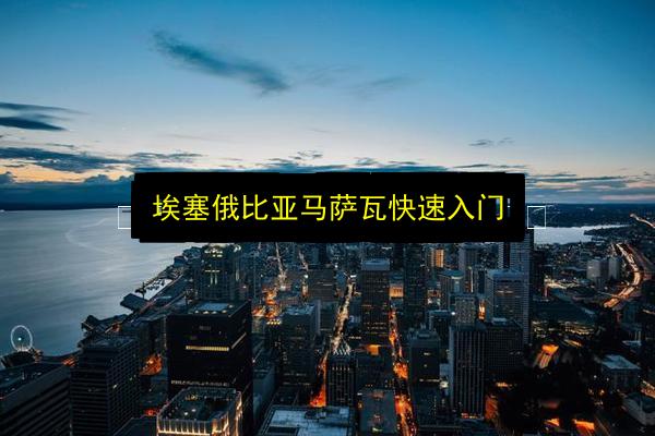 埃塞俄比亚马萨瓦快速入门插图 文章配图