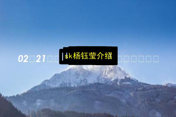 sk杨钰莹介绍插图 文章配图