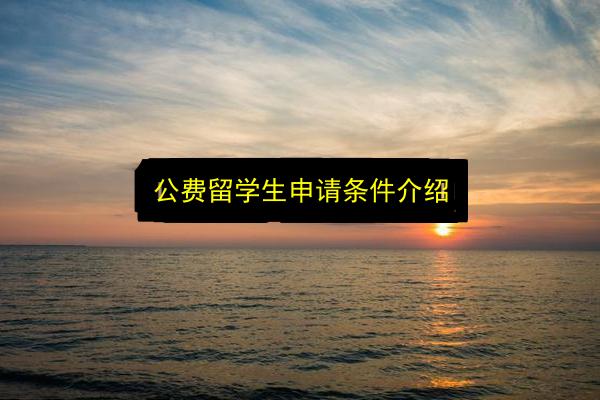公费留学生申请条件介绍插图 文章配图
