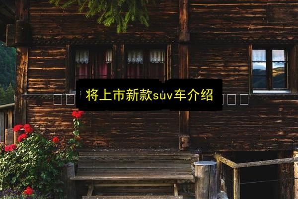 将上市新款suv车介绍插图 文章配图