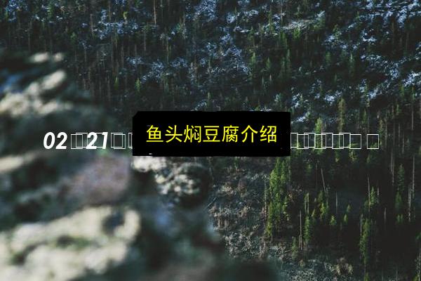 鱼头焖豆腐介绍插图 文章配图