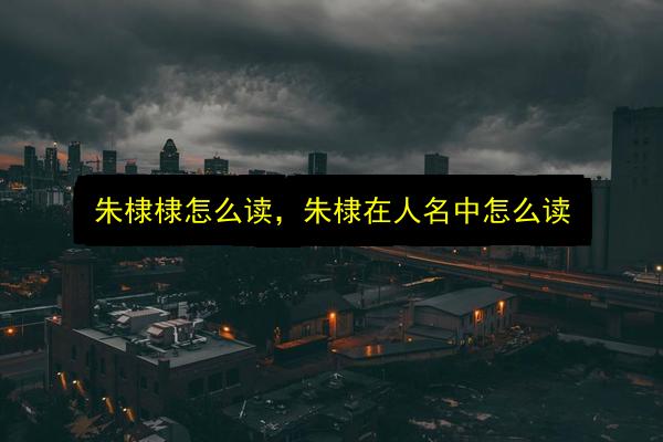 朱棣棣怎么读,朱棣在人名中怎么读插图 文章配图