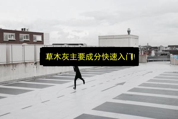 草木灰主要成分快速入门插图 文章配图