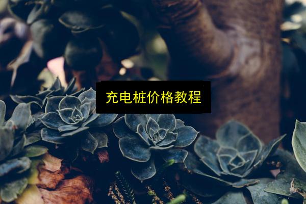 充电桩价格教程插图 文章配图