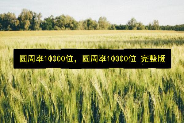 圆周率10000位,圆周率10000位 完整版插图 文章配图