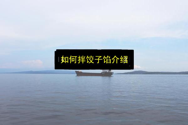 如何拌饺子馅介绍插图 文章配图