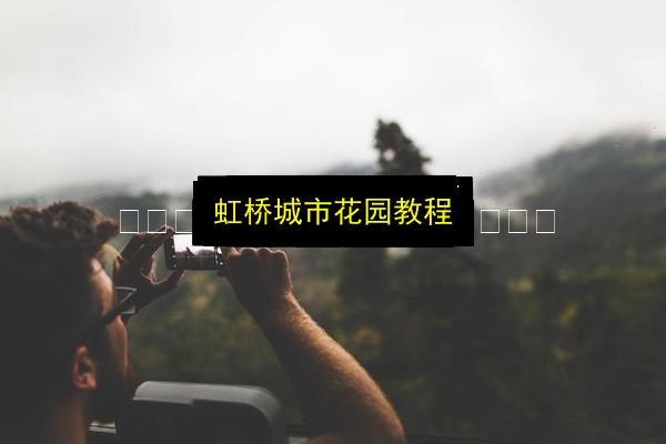 虹桥城市花园教程插图 文章配图