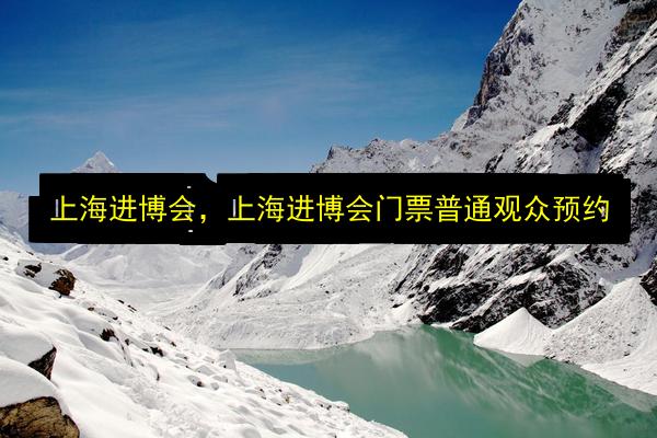 上海进博会,上海进博会门票普通观众预约插图 文章配图