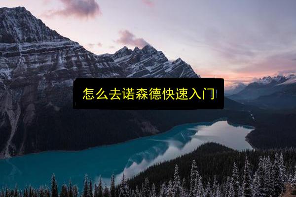 怎么去诺森德快速入门插图 文章配图