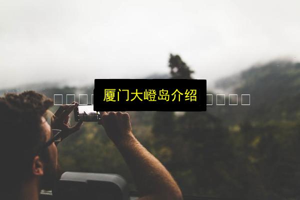 厦门大嶝岛介绍插图 文章配图