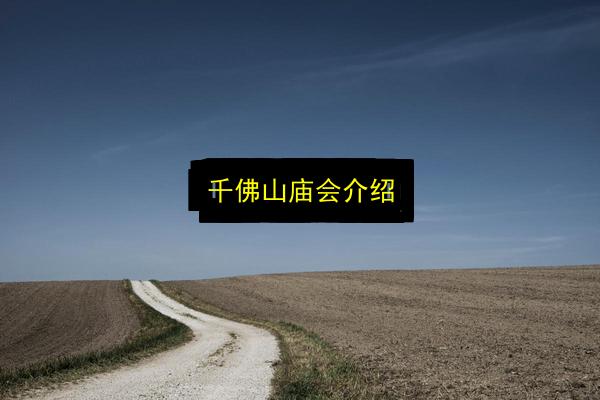 千佛山庙会介绍插图 文章配图